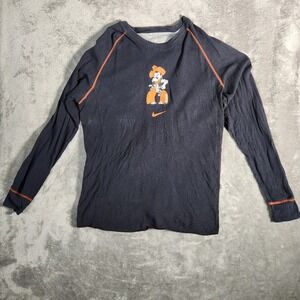 Nike‎ OSU Cowboys Cowboy Graphic Long Sleeve Thermal Shirt Men's Athletic Large